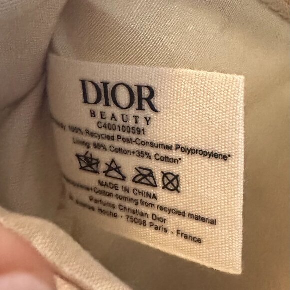 Dior Beauty Raffia‎ Woven Clutch - NWOT - Picture 4 of 5